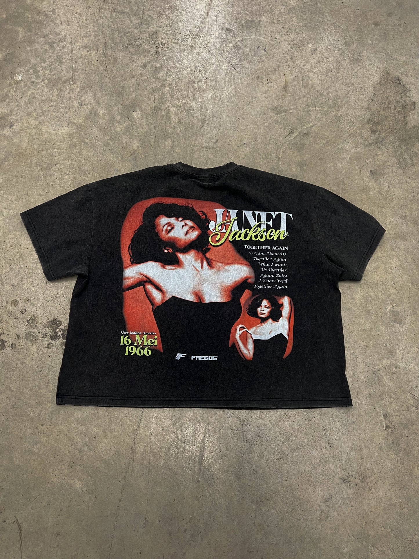 janet jackson t shirt dress Vintage Janet Jackson USA Tour T-Shirt