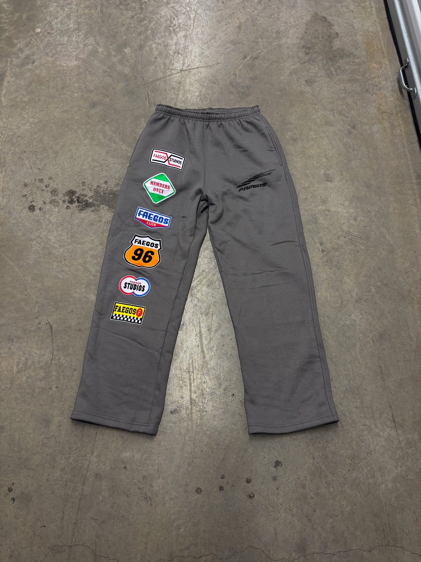 Motor Patchwork Sweatpants